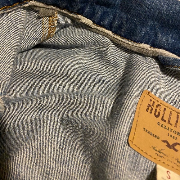 SOLD Host Pick<3 Hollister Denim Sweatshirt Jacket - Picture 9 of 12